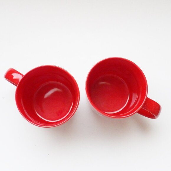 Starbucks BUNDLE OF 3 Coffee Mugs 12 oz from 2020 Holiday Red & Green w/ Logo - Picture 7 of 15